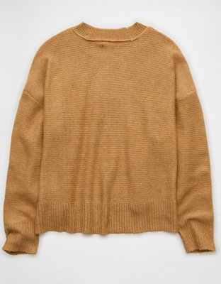 Женские свитеры American Eagle AE Slouchy Cropped Pullover Sweater — фото 4