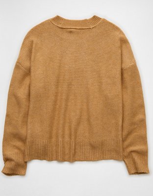 AE Slouchy Cropped Pullover Sweater