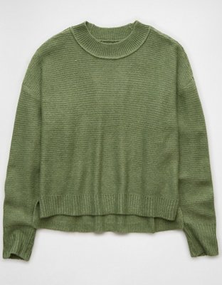 AE Slouchy Cropped Pullover Sweater