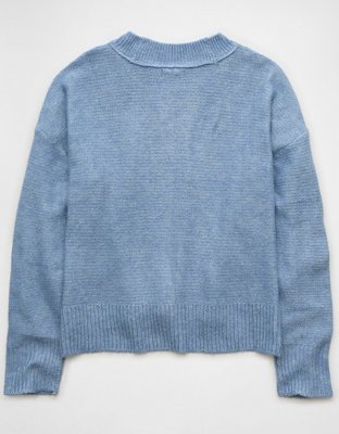 AE Slouchy Cropped Pullover Sweater