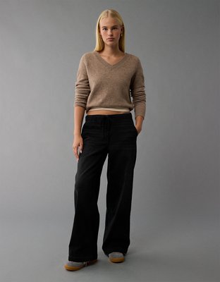 AE Whoa So Soft Shrunken V-Neck Sweater