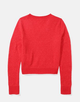 AE Whoa So Soft Shrunken V-Neck Sweater