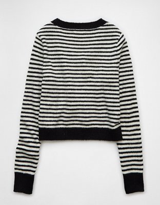 Женские свитеры American Eagle AE Whoa So Soft Shrunken V-Neck Sweater — фото 4