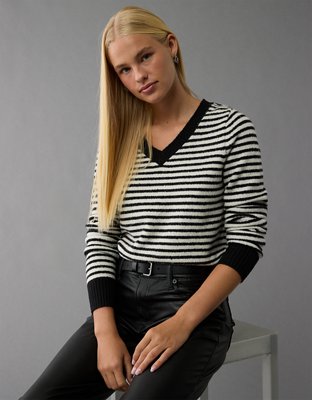 AE Whoa So Soft Shrunken V-Neck Sweater