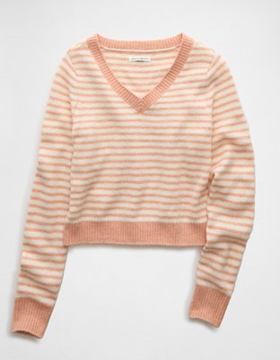 AE Whoa So Soft Shrunken V-Neck Sweater