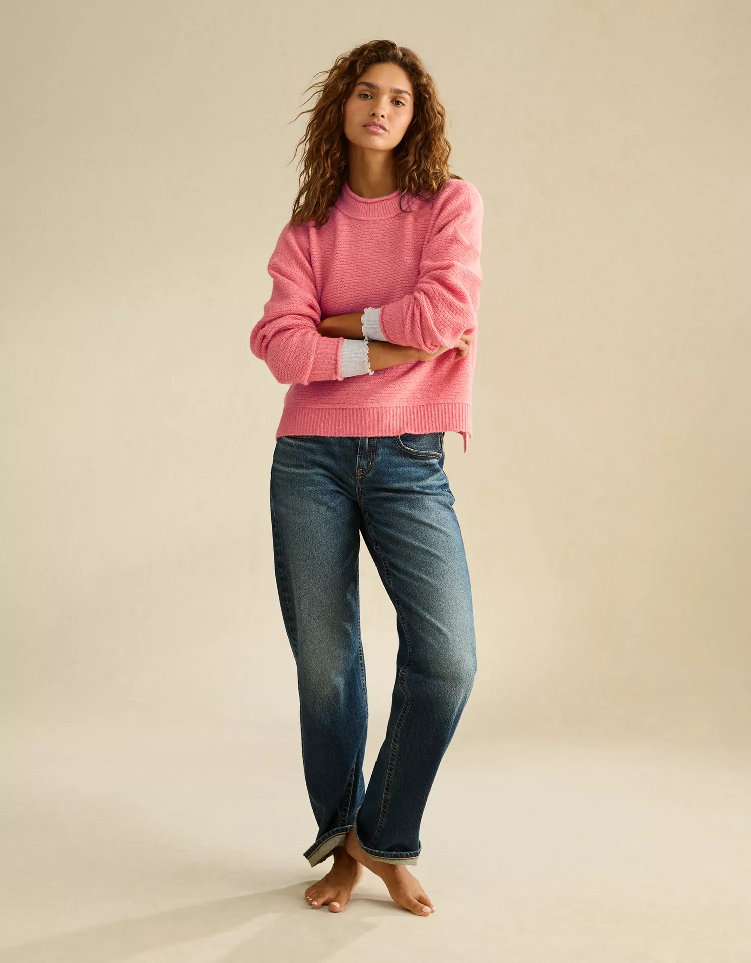 AE Whoa So Soft Cropped Sweater
