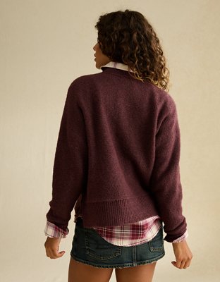 AE Whoa So Soft Cropped Sweater