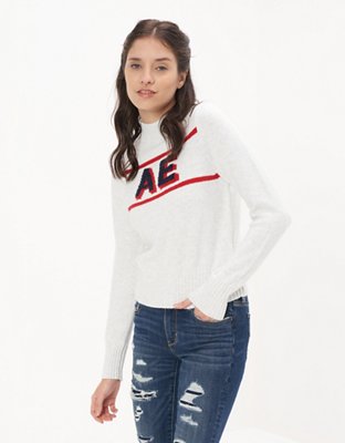 AE Mock Neck Sweater