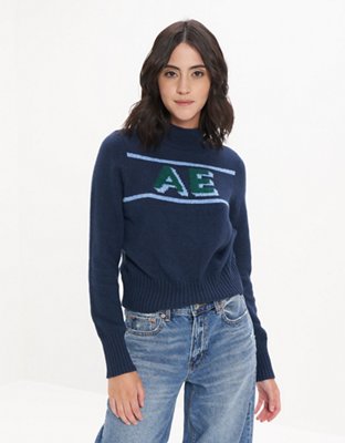 AE Mock Neck Sweater