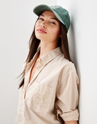 AE Oversized Oxford Button-Up Shirt