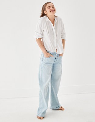AE Fitted Button-Down Shirt | American Eagle