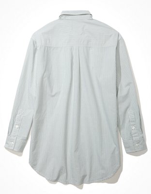 AE Oversized Oxford Button-Up Shirt