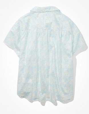 Женские рубашки American Eagle AE Resort Shirt — фото 4