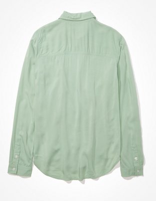 AE Long-Sleeve Button-Up Shirt