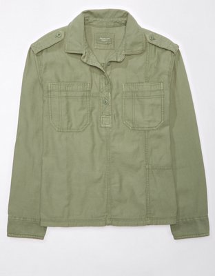 Ae military 2025 shirt jacket