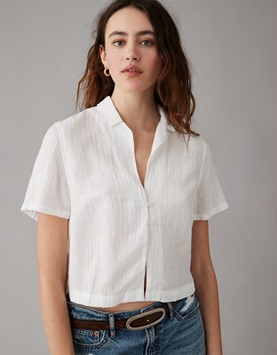 AE Cropped Cabana Shirt