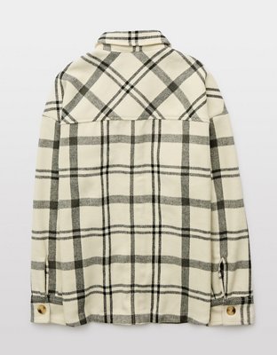 AE Plaid Shacket