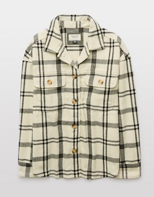 AE Plaid Shacket
