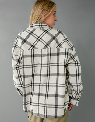 AE Plaid Shacket