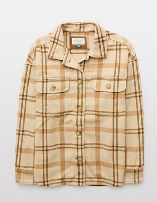 AE Plaid Shacket