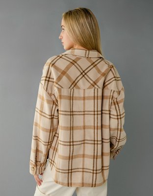 AE Plaid Shacket