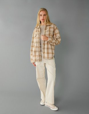 AE Plaid Shacket