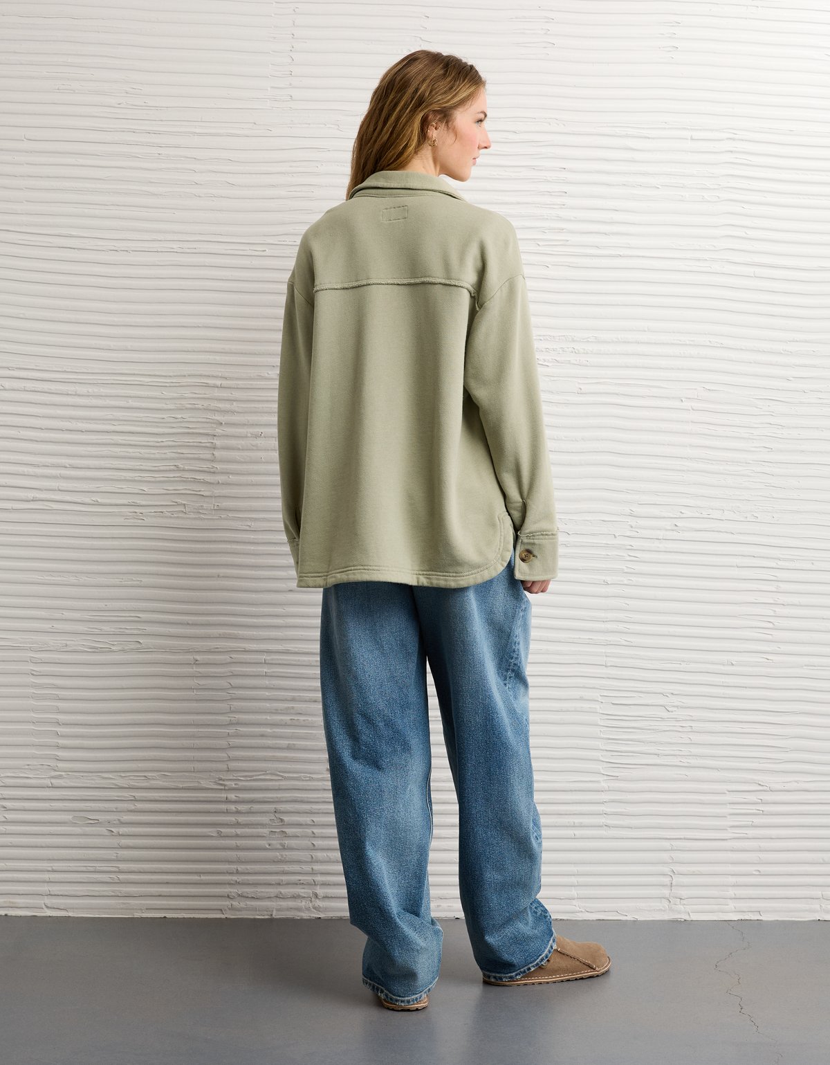 AE Fleece Shacket - image 2