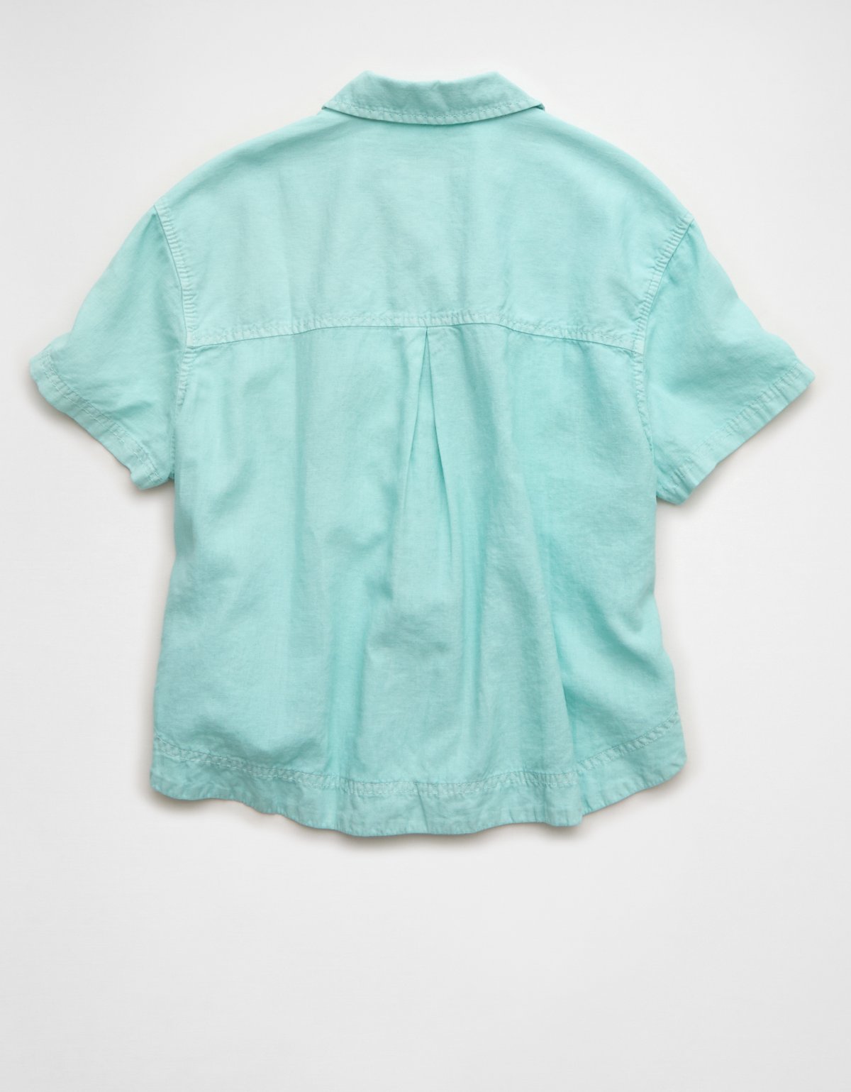 AE Cropped Button-Up Shirt - image 4