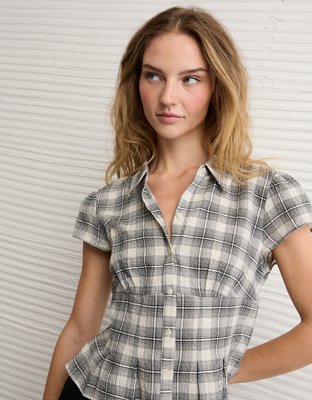 AE Short Sleeve Button-Up Shirt