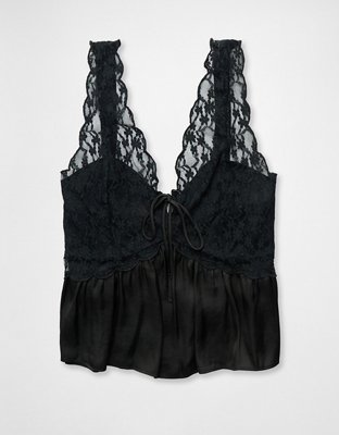 Domelipa x AE Camiseta sin Mangas Holgada con Encaje