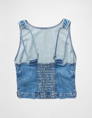 Domelipa x AE Top Tubo de Denim