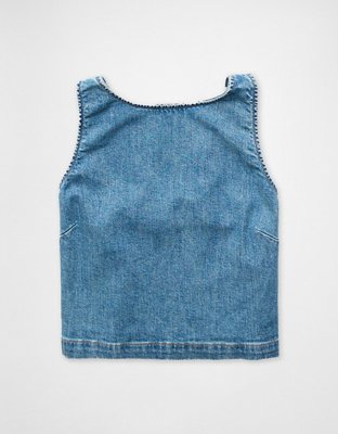 Domelipa x AE Top Tubo de Denim