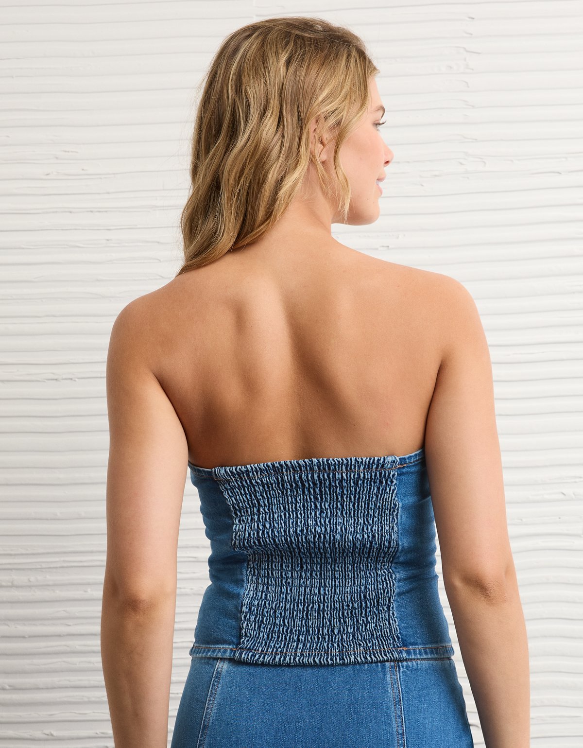 AE Denim Tube Top - image 3