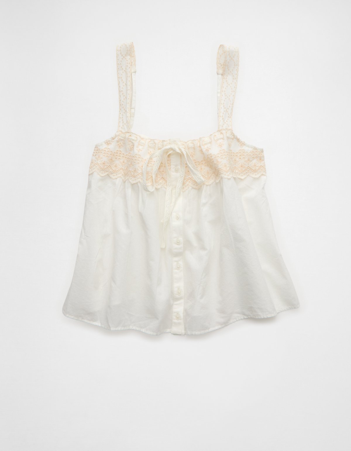 AE x Stagecoach Eyelet Tie-Front Tank Top - image 3