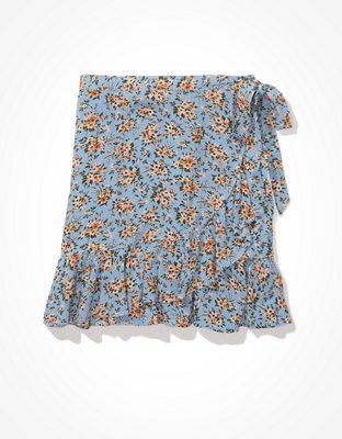 Женские юбки American Eagle AE Ruffled Wrap Skirt — фото 3