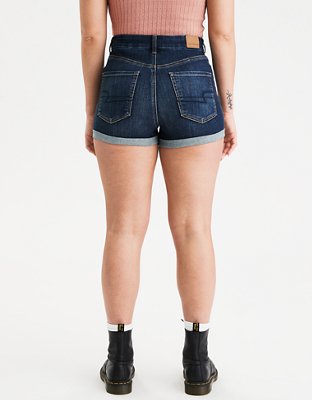 american eagle super high rise shorts