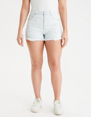American Eagle Outfitters Ae Denim X Cafe Midi Short Stretch Denim Shorts Cute One Piece Swimsuits Clothes