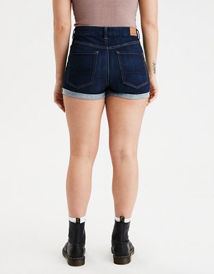 american eagle super high rise shorts