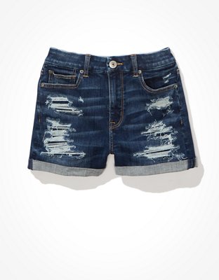 AE Ne(x)t Level Curvy High-Waisted Denim Short Short