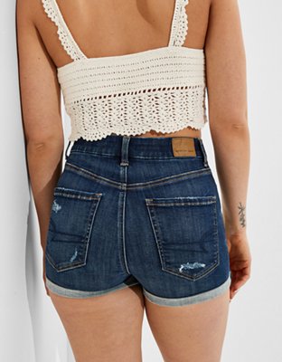 AE Ne(x)t Level Curvy High-Waisted Denim Short corto
