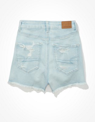 Женские джинсы American Eagle AE Ne(x)t Level Curvy High-Waisted Denim Short Short — фото 4