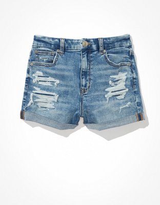 Women S Curvy High Waisted Short Shorts American Eagle