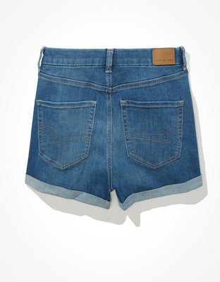 AE Ne(x)t Level Curvy High-Waisted Denim Short Short