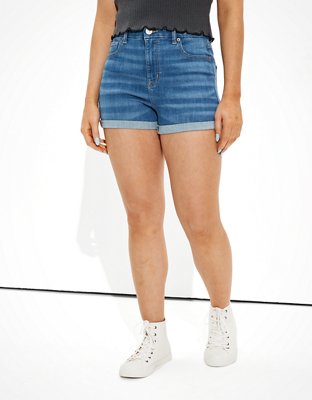 AE Ne(x)t Level Curvy High-Waisted Denim Short corto