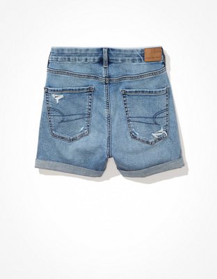 Женские джинсы American Eagle AE Pride Curvy High-Waisted Denim Short Short — фото 5
