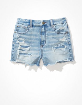 AE Ne(x)t Level Curvy HighWaisted Denim Short Short