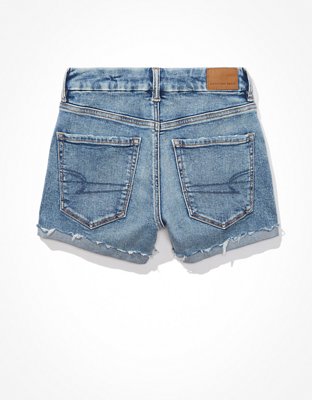 AE Ne(x)t Level Curvy High-Waisted Denim Short Short