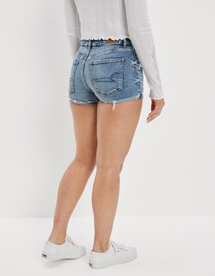 AE Ne(x)t Level Curvy High-Waisted Denim Short Short
