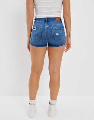 AE Ne(x)t Level Curvy High-Waisted Denim Short Short