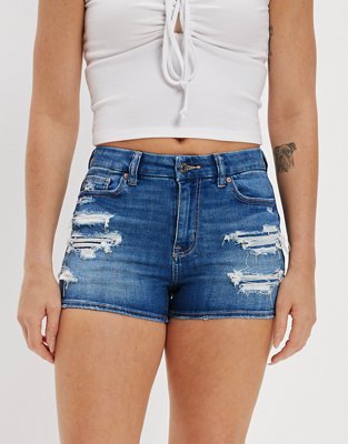 AE Ne(x)t Level + Curvy Super High-Waisted Denim Short Short